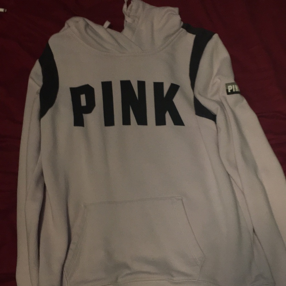 white/purplish sweater